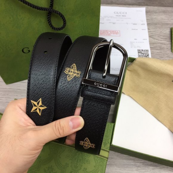 Gucci Мужской ремень 3.5см. RE_0802GU1