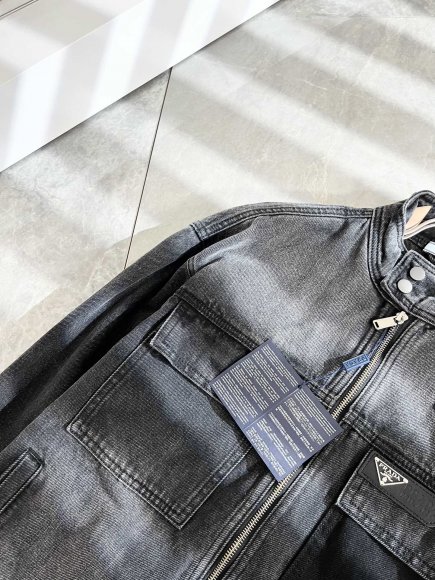 Prada - Мужская джинсовая куртка ветровка DF_2609PR6 Prada - Мужская джинсовая куртка ветровка DF_2609PR6