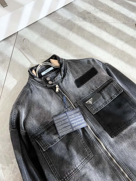 Prada - Мужская джинсовая куртка ветровка DF_2609PR6 Prada - Мужская джинсовая куртка ветровка DF_2609PR6