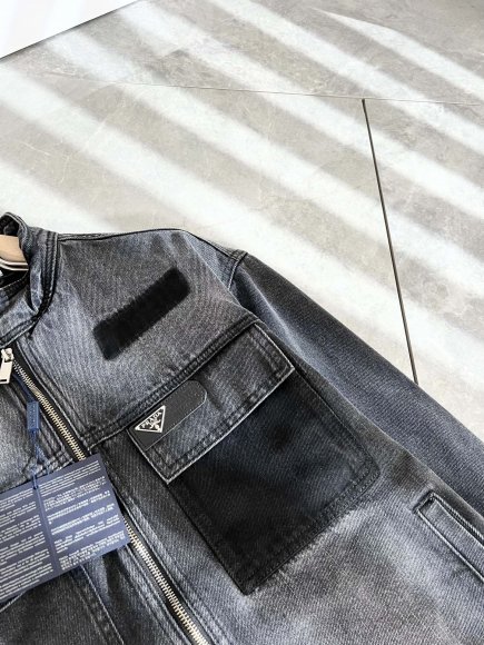 Prada - Мужская джинсовая куртка ветровка DF_2609PR6 Prada - Мужская джинсовая куртка ветровка DF_2609PR6