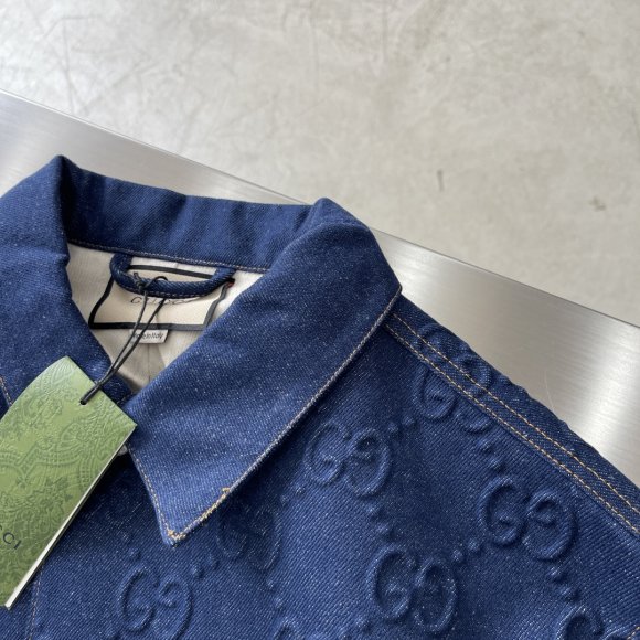 Gucci - Мужская джинсовая рубашка куртка TJ_1802GU1