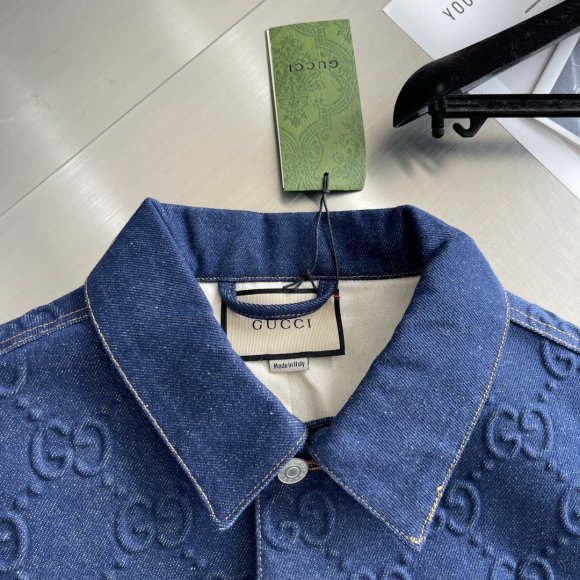 Gucci - Мужская джинсовая рубашка куртка TJ_1802GU1