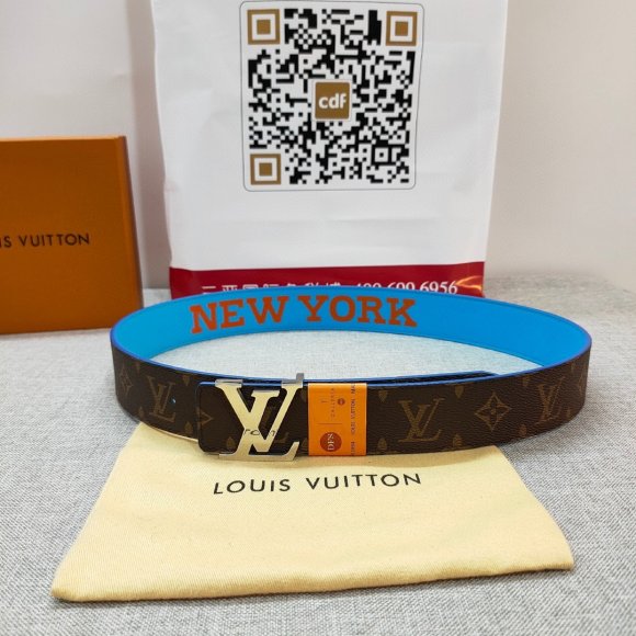 Louis Vuitton Мужской двусторонний ремень 4.0см CN_0406LV2 Louis Vuitton Мужской двусторонний ремень 4.0см CN_0406LV2