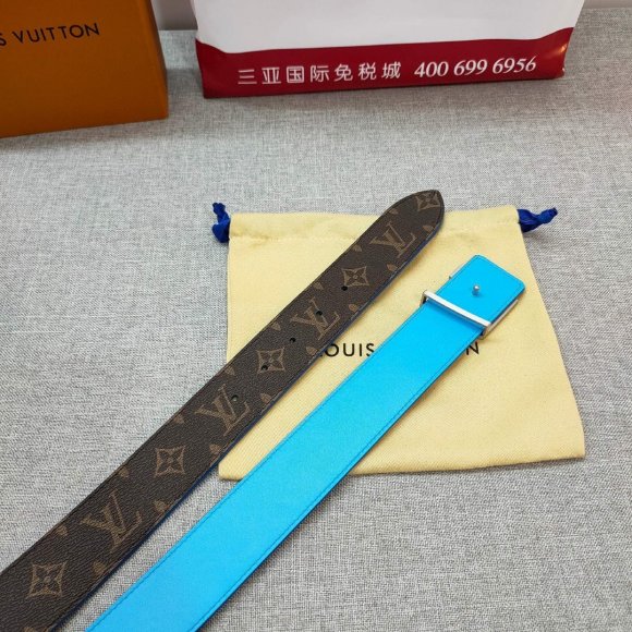 Louis Vuitton Мужской двусторонний ремень 4.0см CN_0406LV2 Louis Vuitton Мужской двусторонний ремень 4.0см CN_0406LV2
