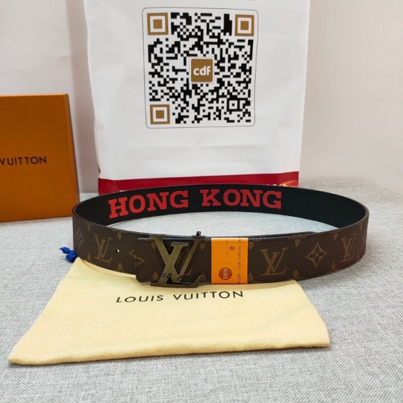 Louis Vuitton Мужской двусторонний ремень 4.0см CN_0406LV2 Louis Vuitton Мужской двусторонний ремень 4.0см CN_0406LV2