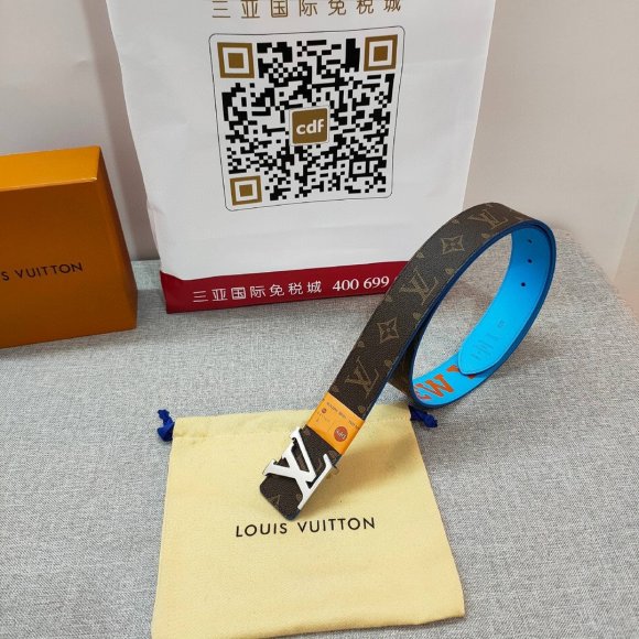 Louis Vuitton Мужской двусторонний ремень 4.0см CN_0406LV2 Louis Vuitton Мужской двусторонний ремень 4.0см CN_0406LV2