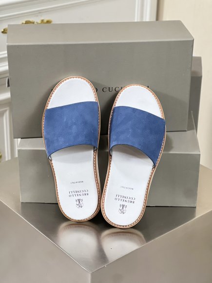 Brunello Cucinelli Urban - Мужские шлепанцы сланцы BL_1203BC4