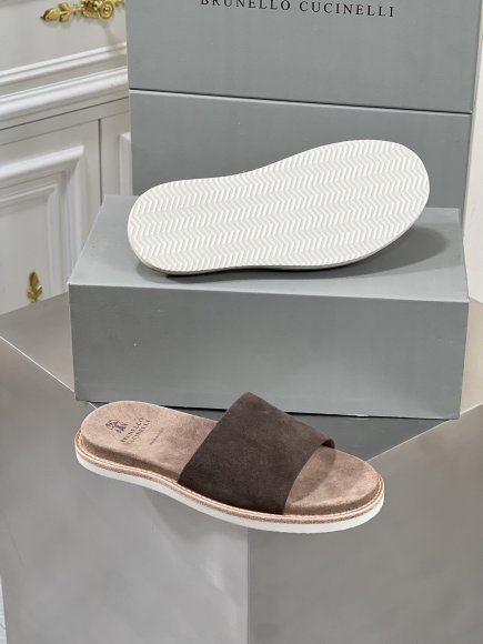 Brunello Cucinelli Urban - Мужские шлепанцы сланцы BL_1203BC4