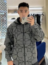 Louis Vuitton - Мужская шерстяная двусторонняя кофта куртка TJ_0612LV4