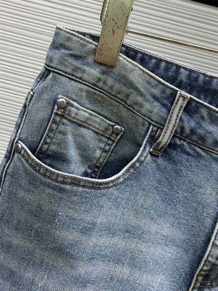 Louis Vuitton - Мужские джинсовые шорты TI_0407LV2 Louis Vuitton - Мужские джинсовые шорты TI_0407LV2