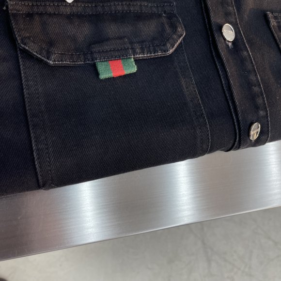 Gucci - Мужская джинсовая рубашка куртка TJ_0612GU5 Gucci - Мужская джинсовая рубашка куртка TJ_0612GU5