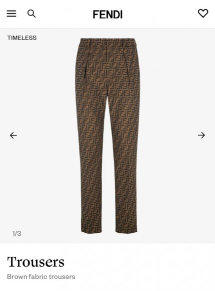 Fendi - Мужские штаны брюки TJ_2307FE1