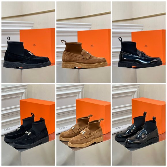 Hermes Guillaume - Мужские ботинки туфли 95_0911HE3