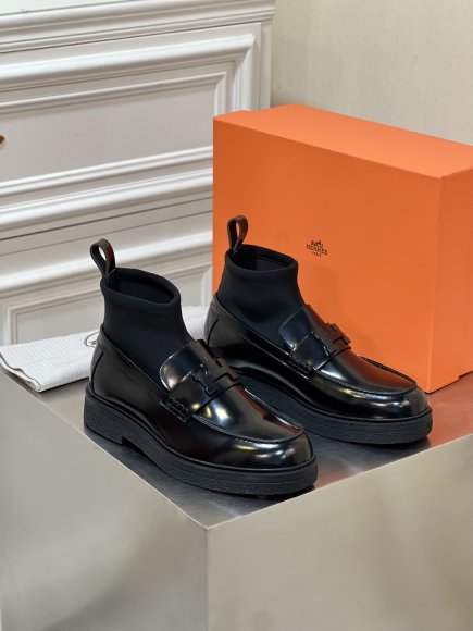 Hermes Guillaume - Мужские ботинки туфли 95_0911HE3