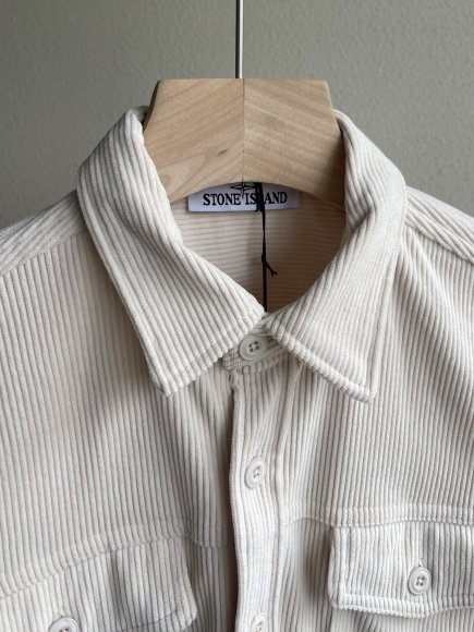 Stone Island - Мужская вельветовая рубашка жакет SI_1309SI1
