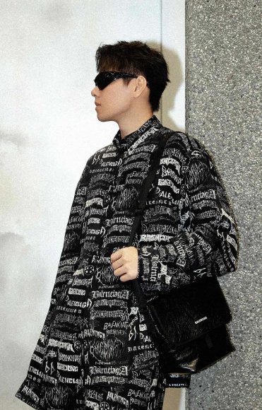 Balenciaga DIY Metal Allover - Мужская рубашка TJ_0804BA8