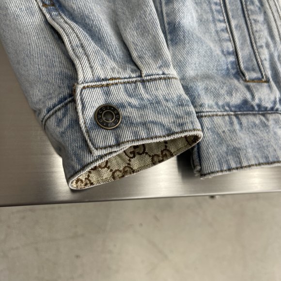 Gucci - Мужская двухсторонняя джинсовая рубашка куртка TJ_0608GU1