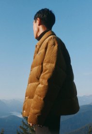 Prada - Мужская вельветовая куртка пуховик TJ_0612PR9