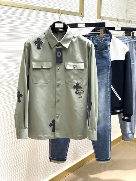 Chrome Hearts - Мужская рубашка TI_2408CH3 Chrome Hearts - Мужская рубашка TI_2408CH3