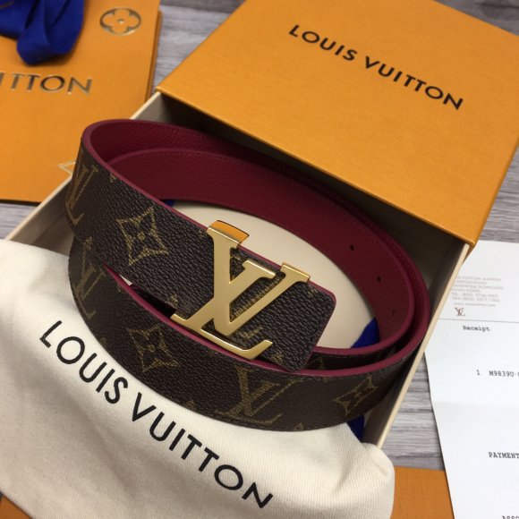Louis Vuitton Женский двусторонний ремень 3.0см. RE_0802LV1