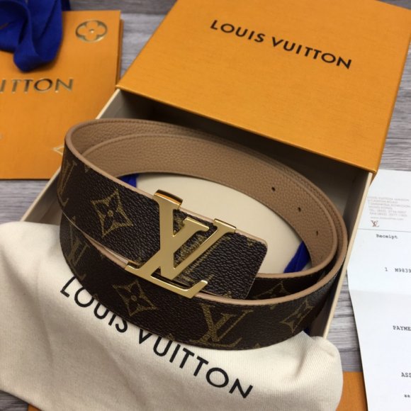 Louis Vuitton Женский двусторонний ремень 3.0см. RE_0802LV1