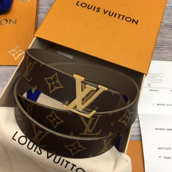 Louis Vuitton Женский двусторонний ремень 3.0см. RE_0802LV1
