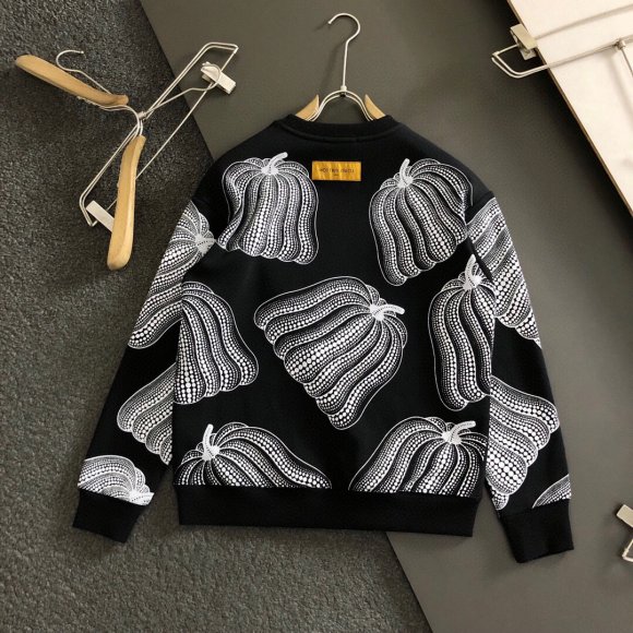 Louis Vuitton & Yayoi Kusama - Мужская кофта свитшот DF_1201LV1 Louis Vuitton & Yayoi Kusama - Мужская кофта свитшот DF_1201LV1