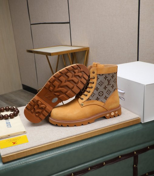 Louis Vuitton - Мужские ботинки берцы GTL_0912LV2 Louis Vuitton - Мужские ботинки берцы GTL_0912LV2