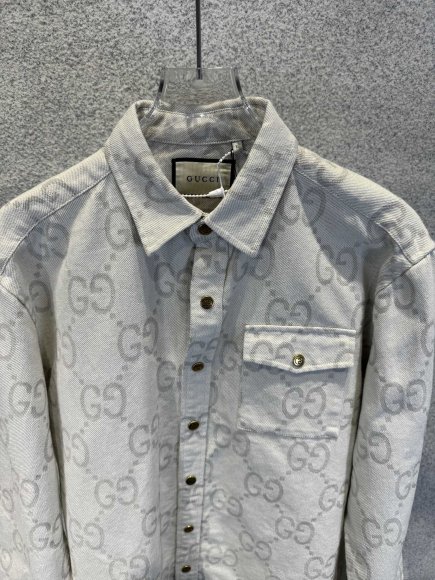 Gucci - Мужская джинсовая рубашка B2_3011GU7 Gucci - Мужская джинсовая рубашка B2_3011GU7