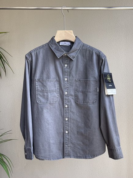 Stone Island - Мужская джинсовая рубашка SI_1309SI6 Stone Island - Мужская джинсовая рубашка SI_1309SI6