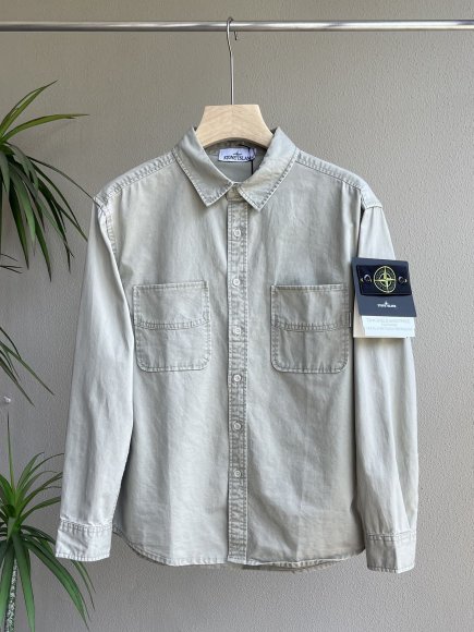 Stone Island - Мужская джинсовая рубашка SI_1309SI6 Stone Island - Мужская джинсовая рубашка SI_1309SI6