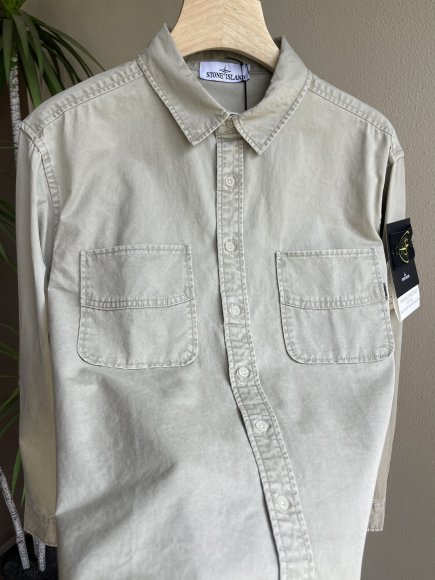 Stone Island - Мужская джинсовая рубашка SI_1309SI6 Stone Island - Мужская джинсовая рубашка SI_1309SI6