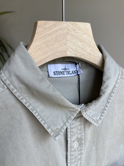 Stone Island - Мужская джинсовая рубашка SI_1309SI6 Stone Island - Мужская джинсовая рубашка SI_1309SI6