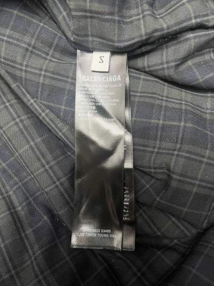 Balenciaga - Мужская рубашка трансформер жилет DZ_1011BA1 Balenciaga - Мужская рубашка трансформер жилет DZ_1011BA1