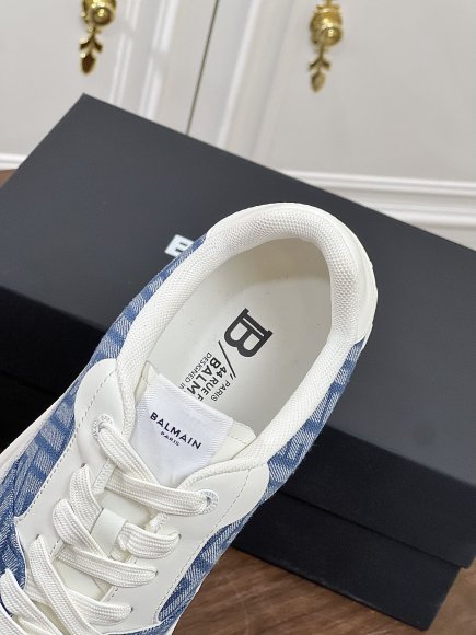 Balmain B-Court - Мужские кроссовки кеды BL_3009BA1 Balmain B-Court - Мужские кроссовки кеды BL_3009BA1