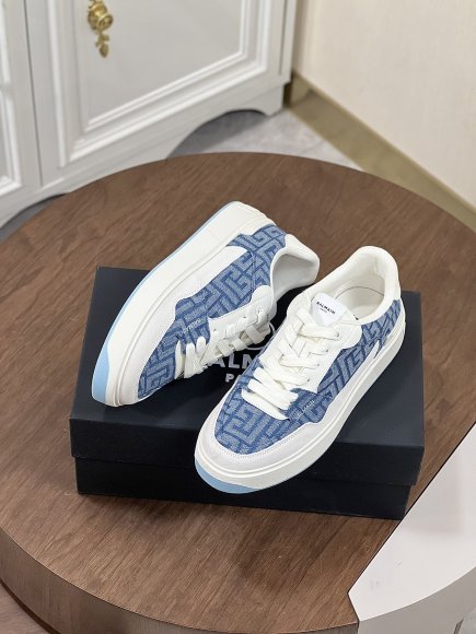 Balmain B-Court - Мужские кроссовки кеды BL_3009BA1 Balmain B-Court - Мужские кроссовки кеды BL_3009BA1