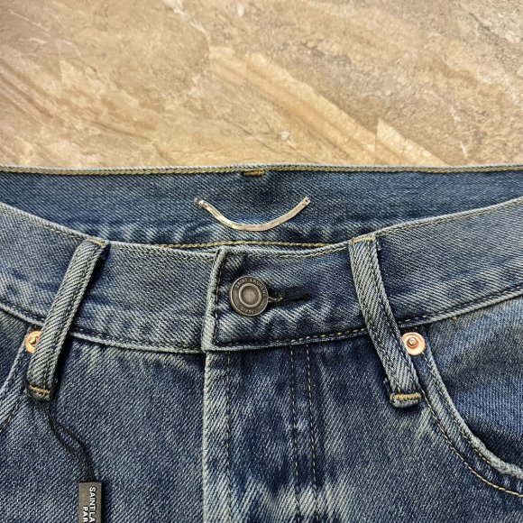 Saint Laurent - Мужские штаны джинсы MI_2603SL2 Saint Laurent - Мужские штаны джинсы MI_2603SL2