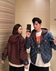 Louis Vuitton - Мужская двусторонняя куртка ветровка TJ_2502LV1 Louis Vuitton - Мужская двусторонняя куртка ветровка TJ_2502LV1