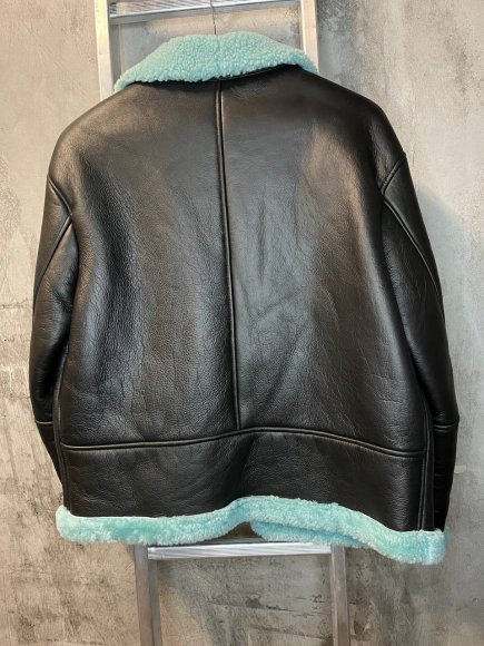 Hermes Мужская кожаная куртка S3D_1901HE12