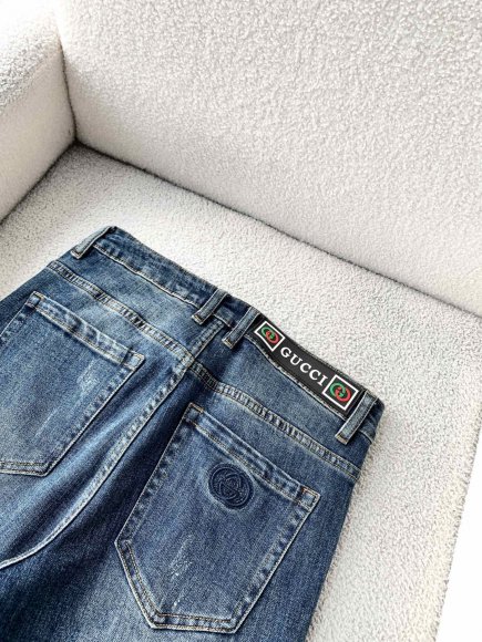Gucci - Мужские штаны джинсы TI_2609GU8 Gucci - Мужские штаны джинсы TI_2609GU8
