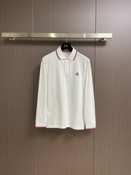 Moncler - Мужская кофта лонгслив поло DZ_0908MO5