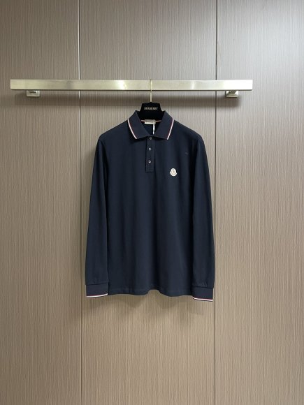 Moncler - Мужская кофта лонгслив поло DZ_0908MO5