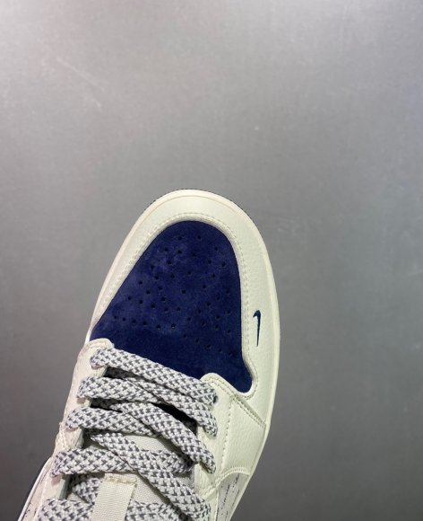 Nike Air Jordan 1 Retro Low & Stussy - Женские кроссовки кеды ZO_1501NJS4