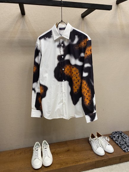 Louis Vuitton - Мужская рубашка DZ_1011LV6 Louis Vuitton - Мужская рубашка DZ_1011LV6