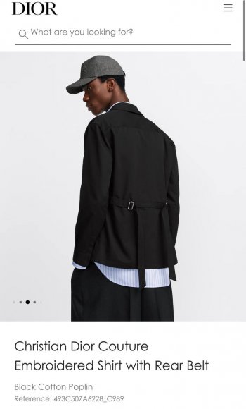 Dior Couture - Мужская рубашка жакет DZ_2208DI4