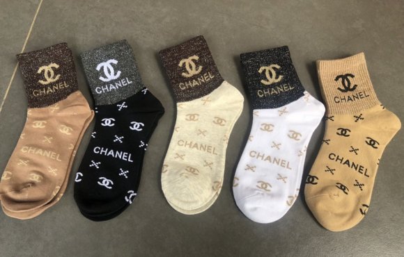Chanel носки комплект 5 пар AC_1504CH6 Chanel носки комплект 5 пар AC_1504CH6