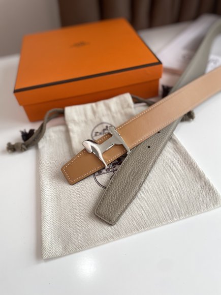 Hermes Мужской двусторонний ремень 3.2см. RE_0905HE1