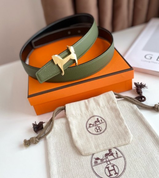 Hermes Мужской двусторонний ремень 3.2см. RE_0905HE1