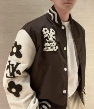 Louis Vuitton Varsity - Мужская куртка ветровка бомбер DZ_2208LV7