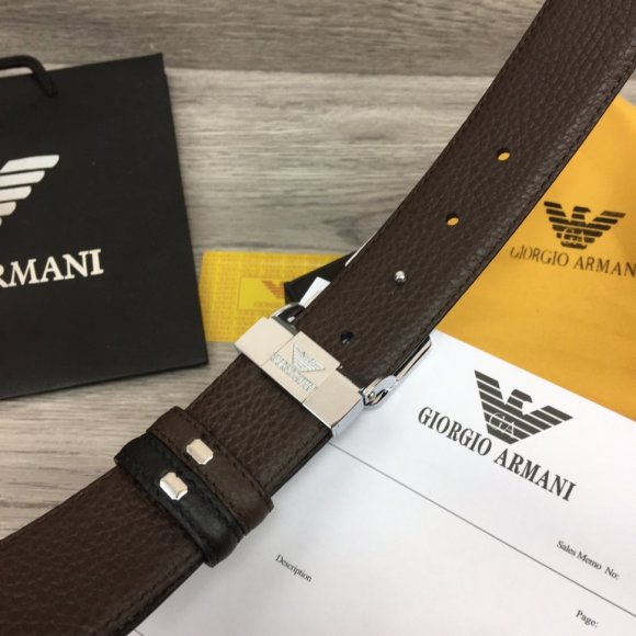 Emporio Armani Мужской двусторонний ремень 3.5см CN_0507EA1